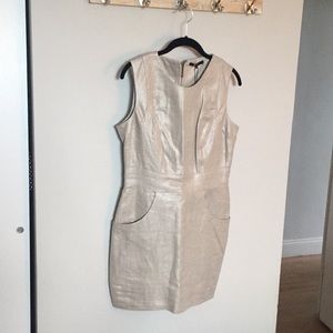 Tart Gold Linen Dress (brand new with tags)